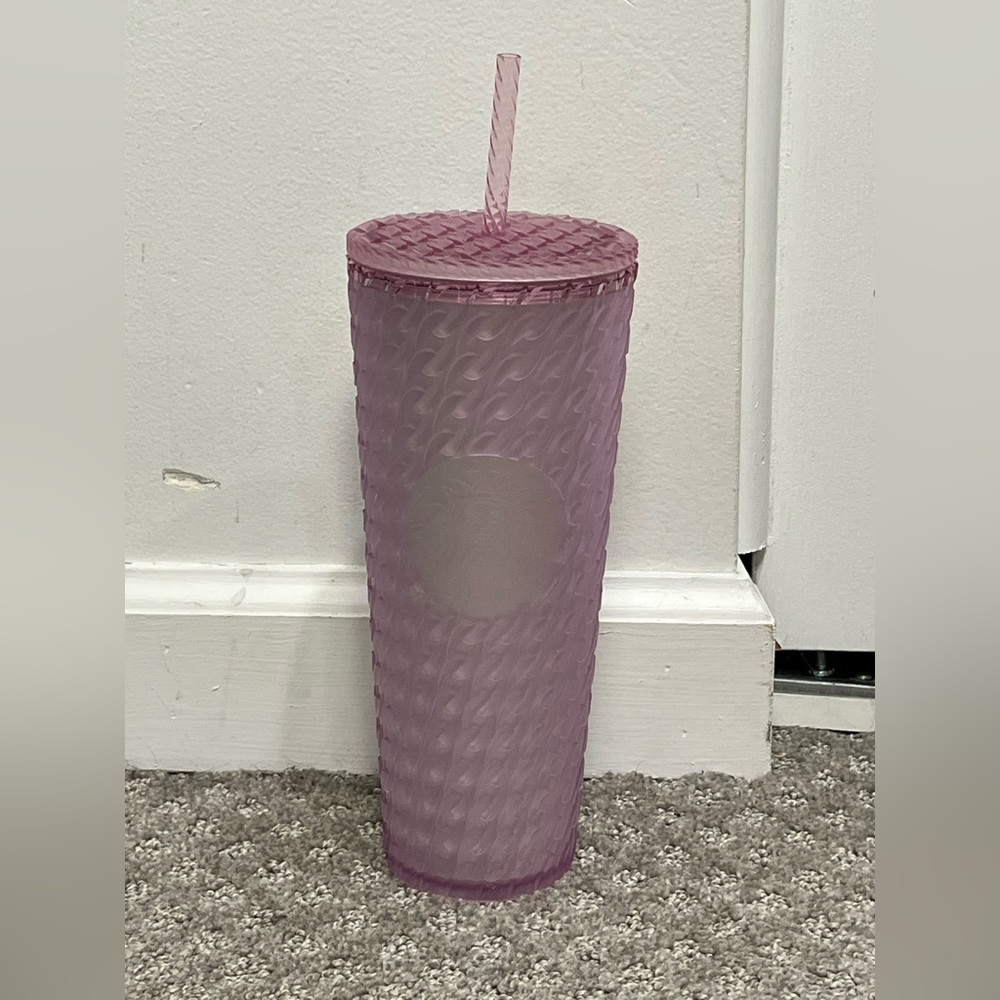Starbucks Spring 2024 Light Pink Matte Link Venti Tumbler 24 oz